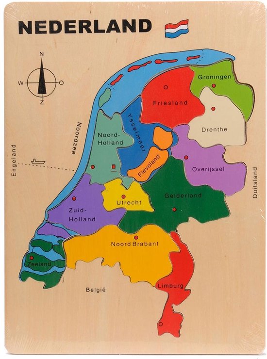 Houten Legpuzzel Nederland