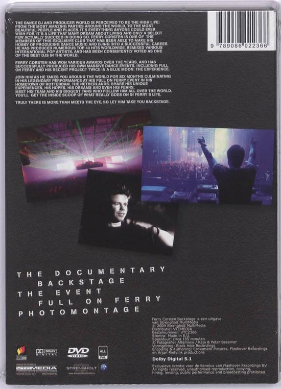 Ferry Corsten - Backstage