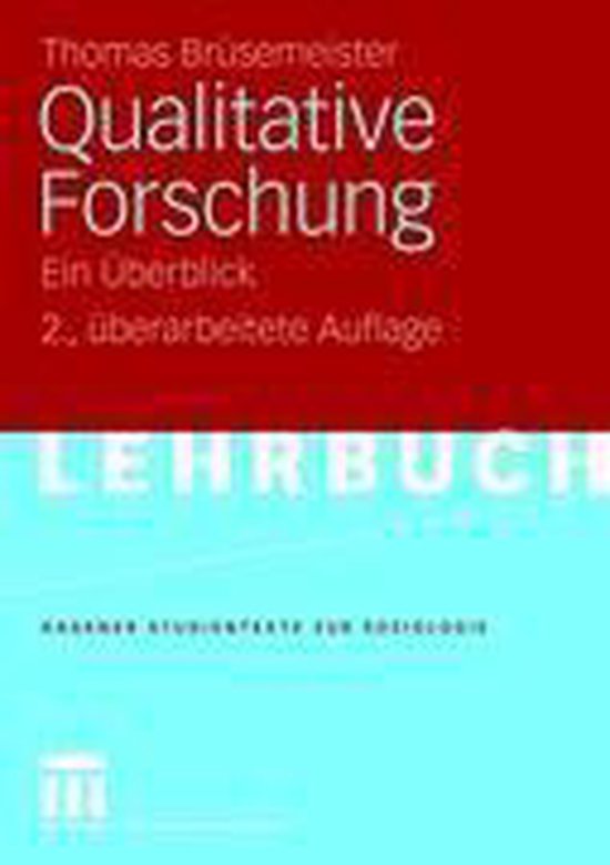 Qualitative Forschung - cover