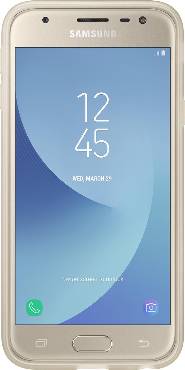 Samsung jelly cover - goud - voor Samsung Galaxy J330