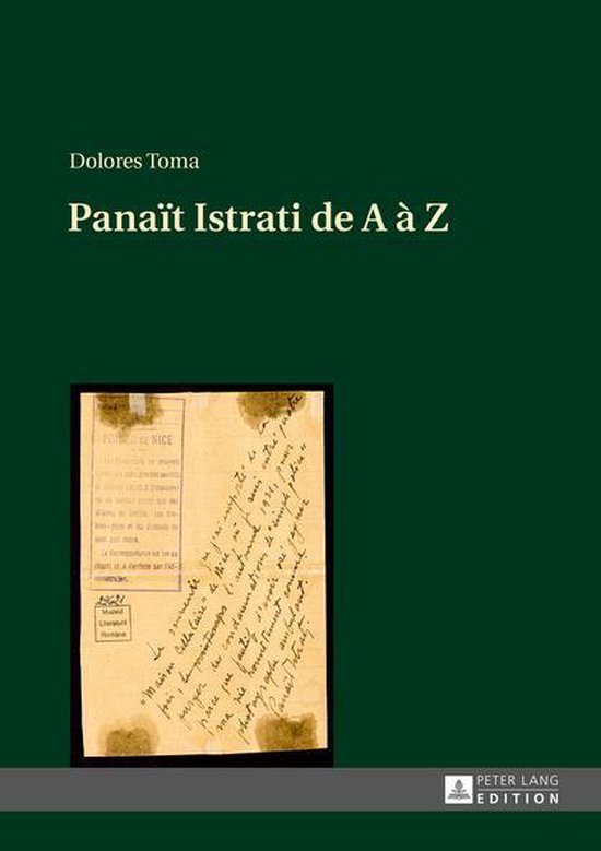 Panaït Istrati de A à Z - cover
