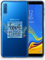 Geschikt voor Samsung Galaxy A7 (2018) TPU Siliconen Hoesje Boho Beach