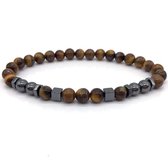 Memphis armband Tiger Eye Beads Cube