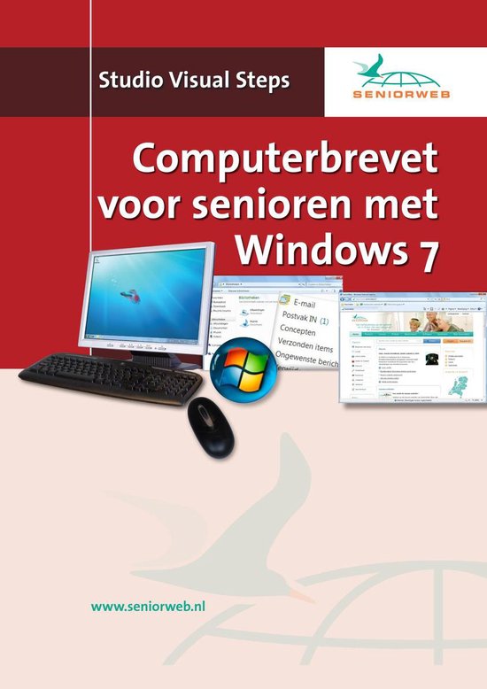 Cover van het boek 'Computerbrevet voor senioren met Windows 7' van Studio Visual Steps