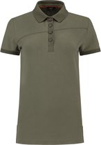 Tricorp 204003 Poloshirt Premium Naden Dames - Legergroen - S