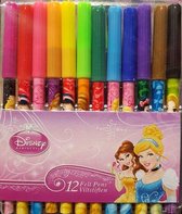Disney Princess Kleurstiften (12 st per verpakking)