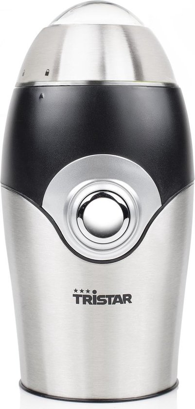 Tristar km-2270 elektrische koffiemolen - coffee grinder - bonenmaler met rvs messen - rvs