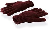 Touchscreen handschoenen bordeaux rood voor volwassenen L/XL