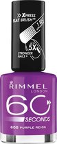 Rimmel London 60 seconds finish Nagellak - 605 Purple Reign