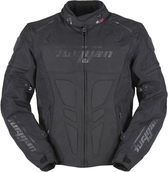 Furygan Blast Black Textile Motorcycle Jacket 3XL