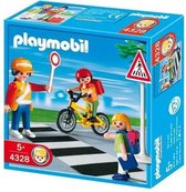 Playmobil Verkeersbegeleider met Kinderen - 4328