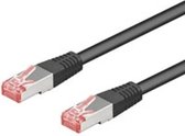 10 x Wentronic 68696 - Cat 6 UTP-kabel - RJ45 - 2 m - Zwart