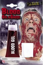 WIDMANN - Tube vals bloed in gel vorm Halloween make up - Schmink > Nepbloed - 42ml