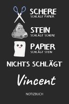 Nichts schl gt - Vincent - Notizbuch