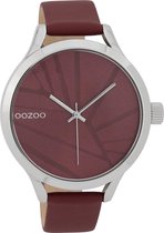 OOZOO Timepieces Burgundy horloge  (43 mm) - Rood