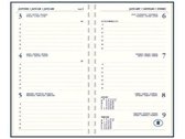 Ryam Zakagenda  2022 - Memoplan 7 met spiraal Eco ZWART/GRIJS (9cm x 15cm)