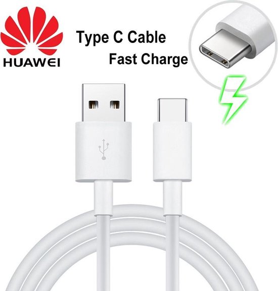 Huawei Datakabel USB-C voor Huawei Mate 10 Pro (LET OP: niet geschikt voor Mate 10 Lite)