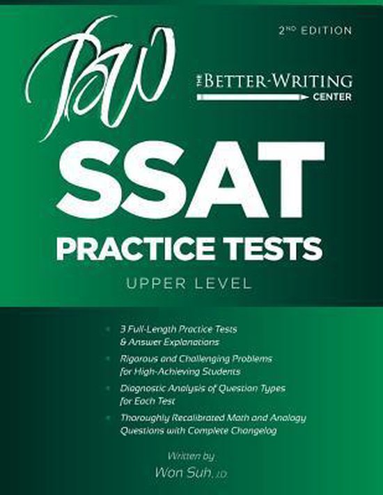 SSAT Practice Tests - cover