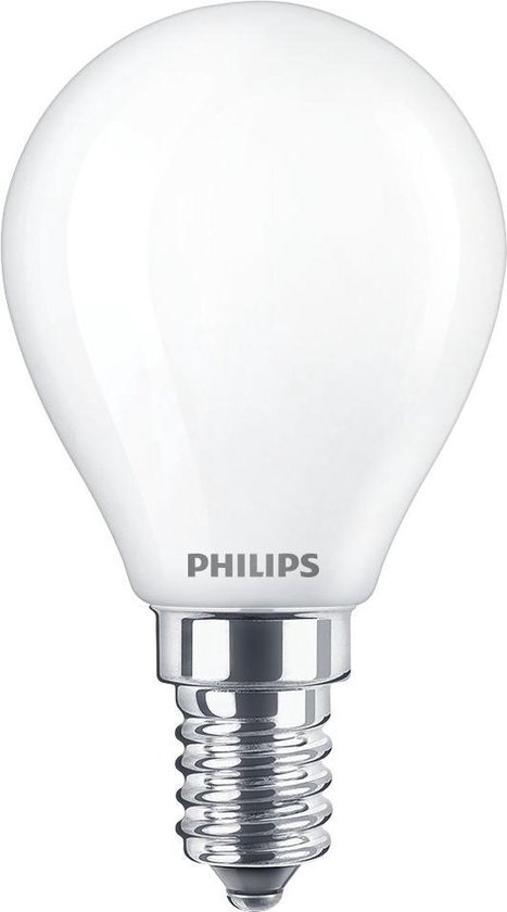 Philips E14 kogellamp lichtbron - Warm wit licht - 2.2W