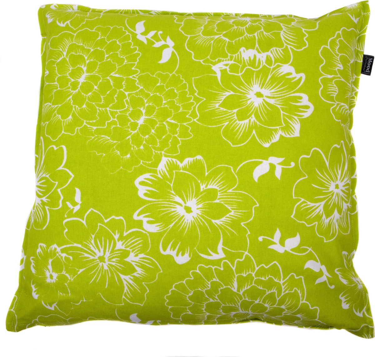 In The Mood Tropic Flower - Sierkussen - Lime 50x50 cm Groen