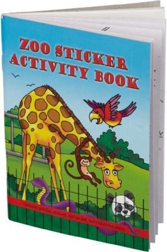 Bol Com Dierentuin Kleurboek Met Stickers