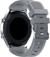 YONO Classic Bandje 22mm - Horlogebandje geschikt voor Samsung Galaxy Watch 46mm / 3 (45mm) / Gear s3 - Polar Vantage M2 / Grit X - Huawei Watch GT 3 (pro) / 2 - Amazfit GTR - Grijs