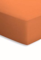 Schlafgut hoeslaken jersey elasthaan orange 80/90/100x200/210/220