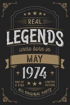 Real Legendes were born in May 1974