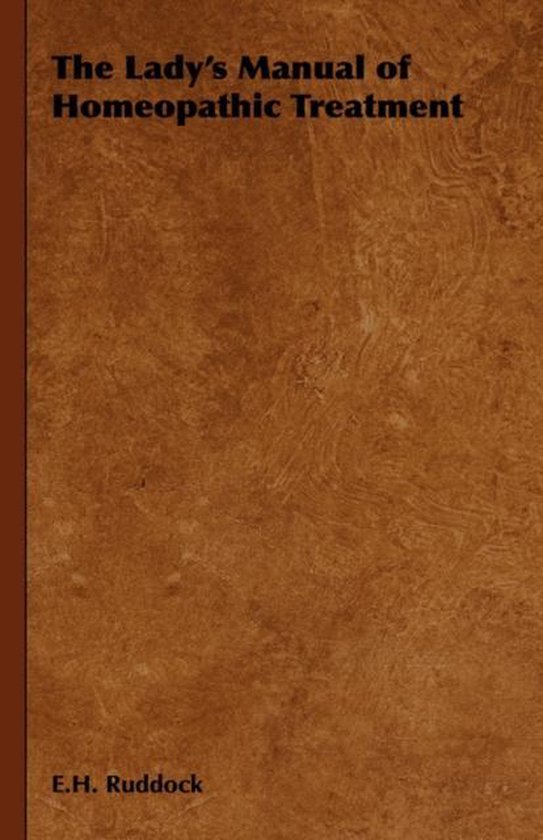 The Lady's Manual of Homeopathic Treatment - cover