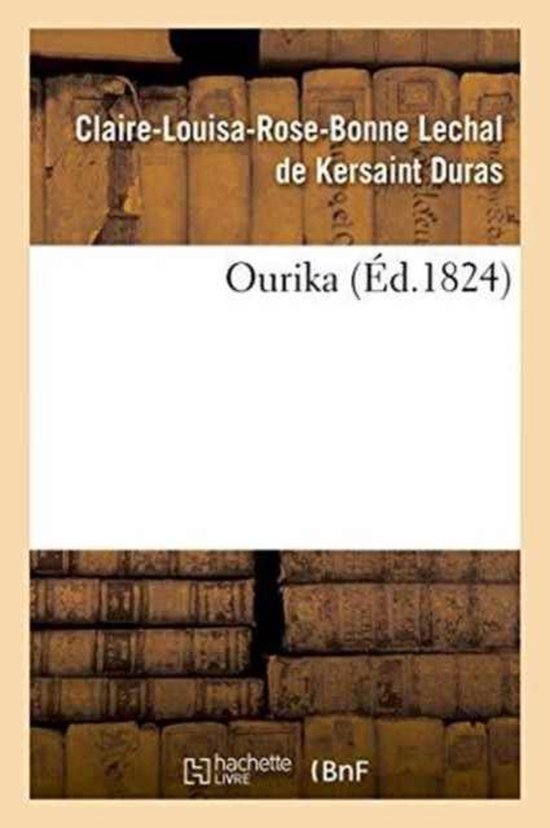 Boekomslag van Ourika, editie 1824, door Claire-Louisa-Rose-Bonne Lechal de Kersaint Duras.