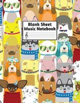 Blank Sheet Music Notebook