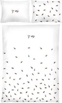 Marjolein Bastin Vogeldans Dekbedovertrek - Eenpersoons - 140x200/220 cm - Dark Sand