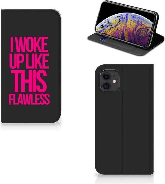 Geschikt voor iPhone 11 Hoesje met tekst Woke Up