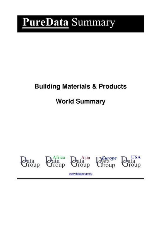 PureData World Summary 5557 - Building Materials & Products  ... - cover