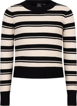 Indian Blue Jeans Striped Knitwear Cropped Tops & T-shirts Meisjes - Shirt - Zwart - Maat 152