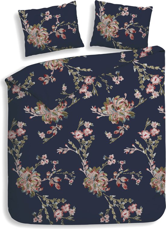 Housse de couette Heckett Lane Daisy Flannel - Blue Marine