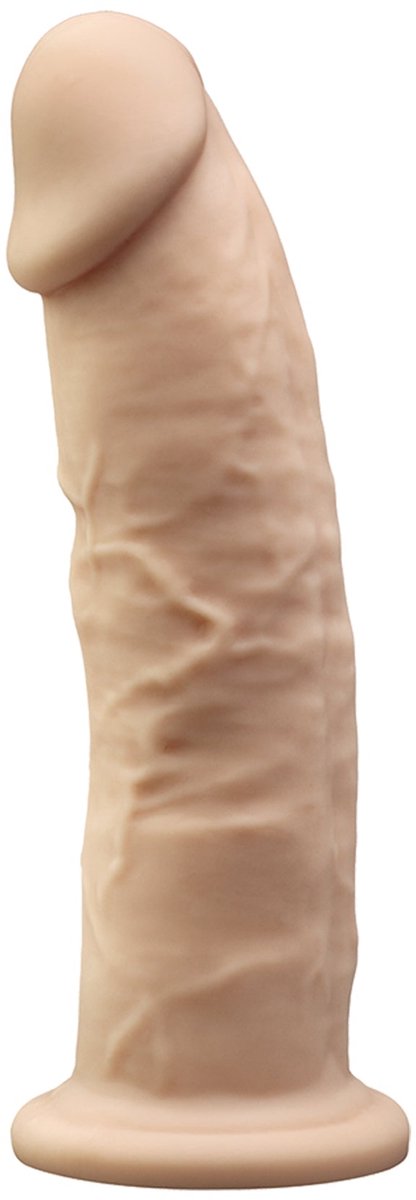 SILEXD - Vibrerende Dildo met Afstandsbediening - 17,5 x 4,4 cm - Lichte beige