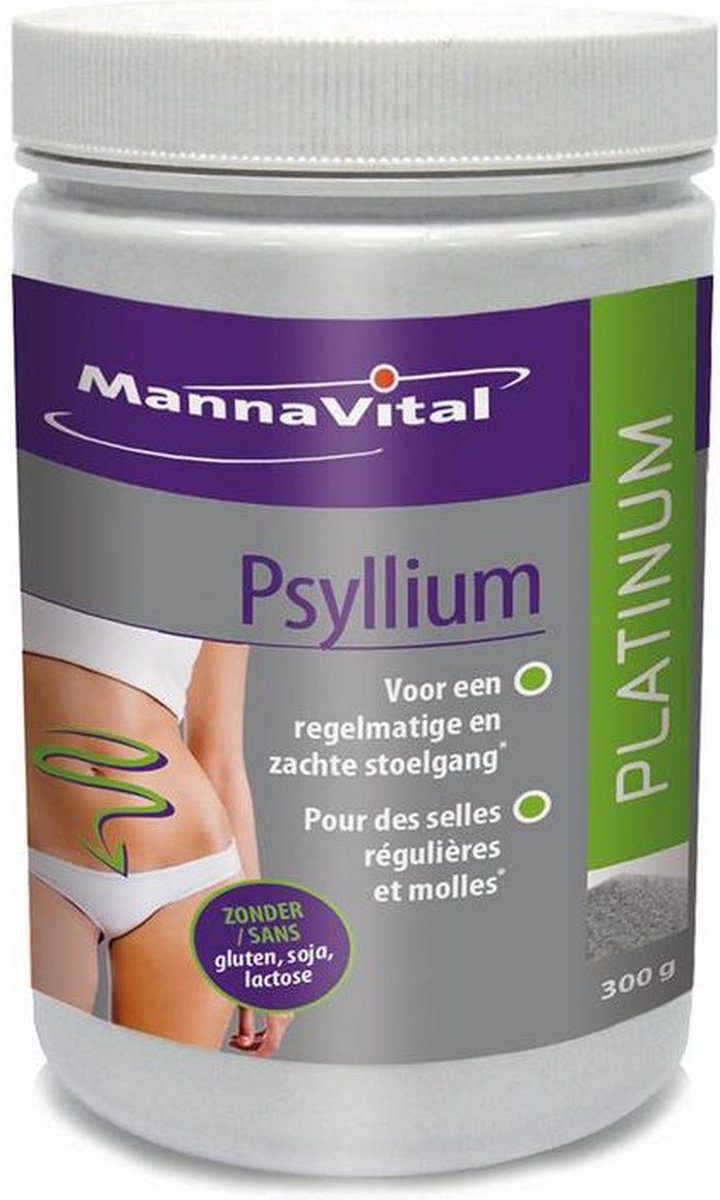 Goedkoopste Mannavital Psyllium platinum 300 Gram