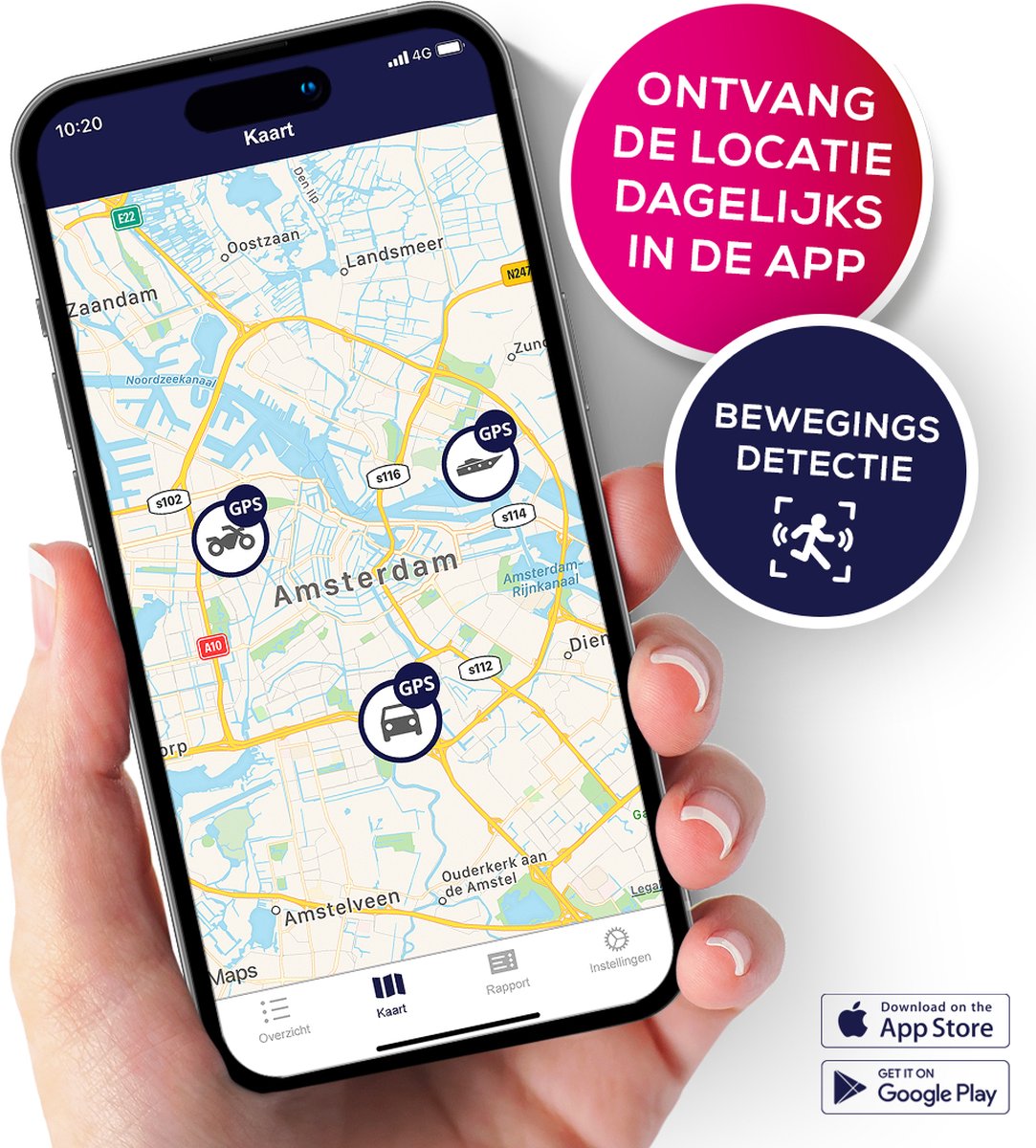 Nano-gps-tracker voor auto, minitracker, realtime, app zonder abonnement, IP65 waterdicht, magnetisch, voor kinderen en ouderen