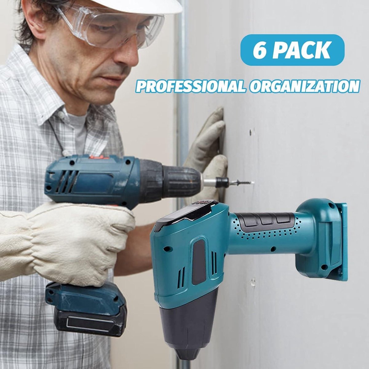 StealthMounts TM MK18 BLU 4 Machinehouder voor Makita LXT   Blauw   4