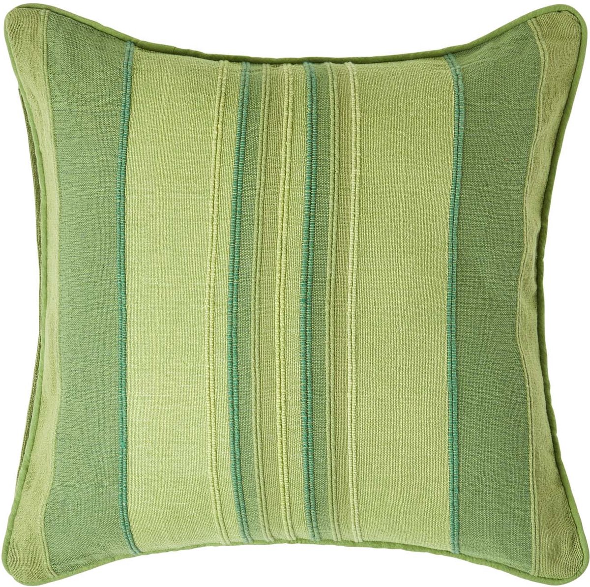 Homescapes Marokko kussenhoes in groen, 100% katoen, 45 x 45 cm
