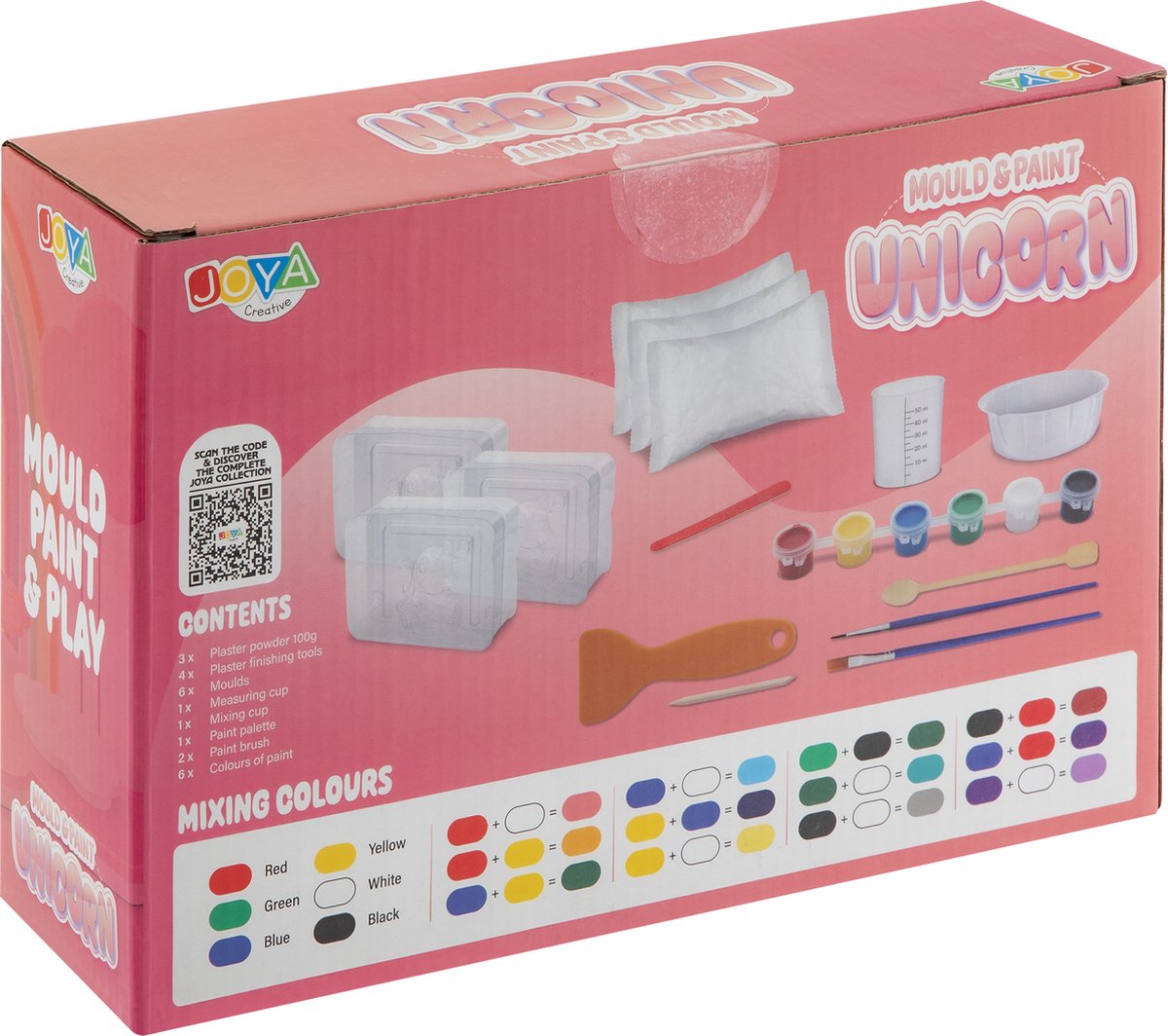Unicorn Gips Gieten Kinderen - Knutselen voor Kinderen - Vormpjes, Verf en Penselen - Joya Creative — afbeelding 6