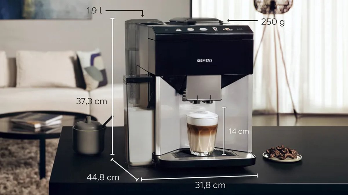 Siemens EQ500 TQ513R01 - Volautomatische espressomachine - Licht zilver — afbeelding 4