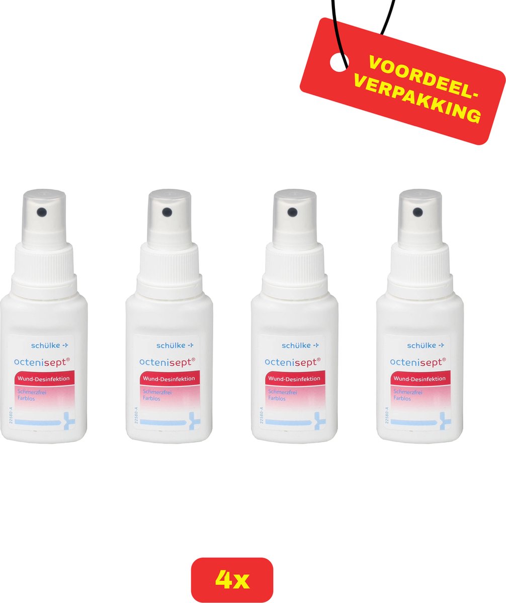 Goedkoopste 4X Octenisept Wondreiniging - 4x 50ml - Voordeelverpakking!