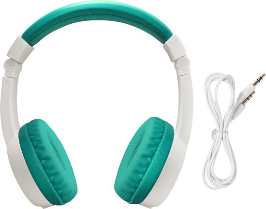 TIMIO Opvouwbare Kinder-Koptelefoon, Hoofdtelefoon, Headphones | Licht, Klein, Compact | Compatibel met TIMIO Player en andere Apparaten | Volume beperkt tot 85dB | Afneembare Kabel | Muziek delen