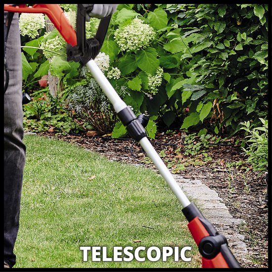 Einhell Elektrische Grastrimmer GC-ET 4530 Set - 450 W - Maaidiameter: 30 cm - Telescopische steel - Motorkop -90° en +90° verstelbaar - Incl. 3x draadspoelen van Einhell — afbeelding 2