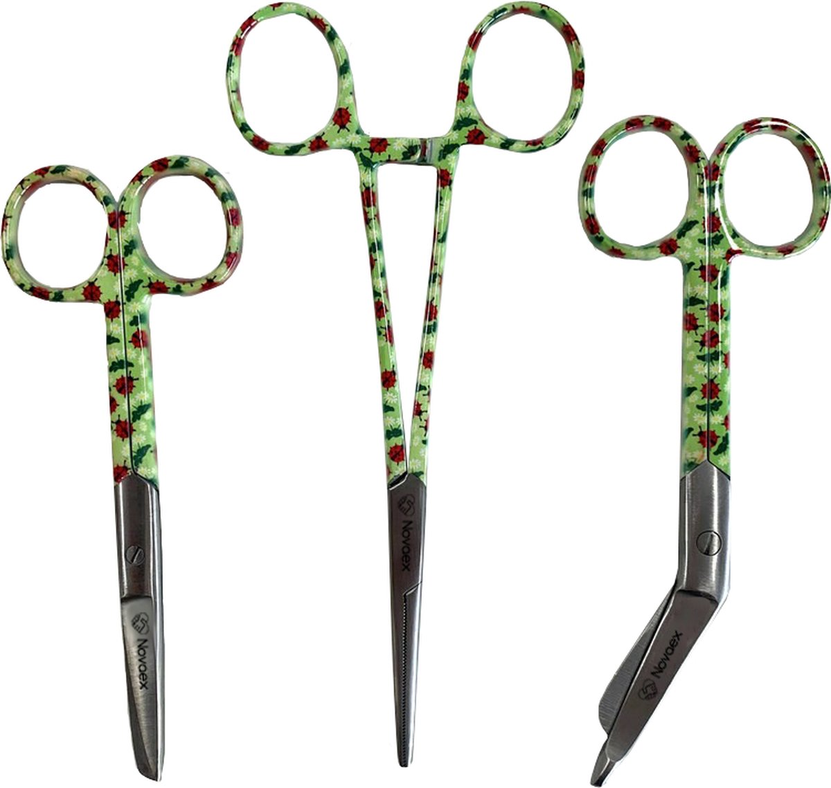 Goedkoopste Scharenset verpleegkundige Ladybird - MDR Certificaat - verbandschaar - schaar - kocher - 14cm - 3mm - verpleegkundige accessoires - verpleegkundige cadeau - verpleegkundige scharenset