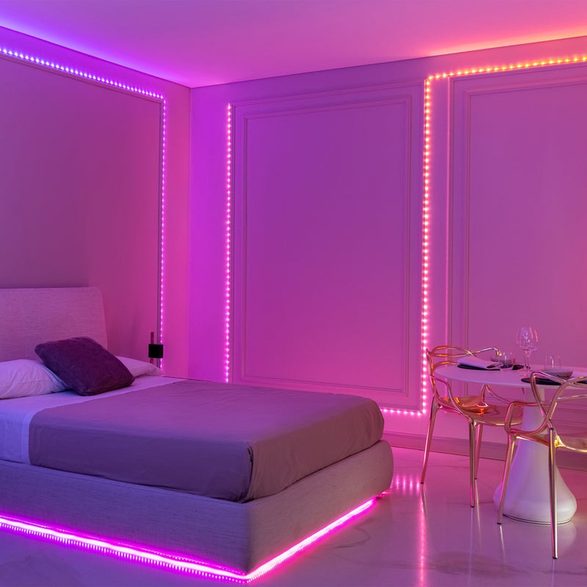 Twinkly Dots Flexibele LED Lichtsnoer - 20M - 400 RGB Licht - Gaming - Binnen & Buiten - Wifi - Werkt met Homekit, Google Home en Razer Chroma - Zwart – foto 2