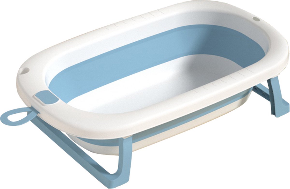 Goedkoopste Bebies First Opvouwbaar Babybadje Blauw&Wit