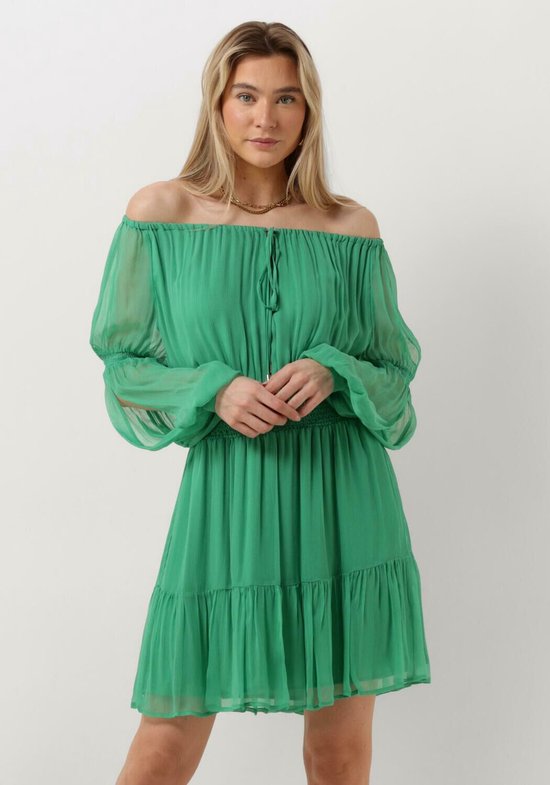 Liu Jo Creponne Dress Jurken Dames Kleedje Rok Jurk Groen Maat 38 bol